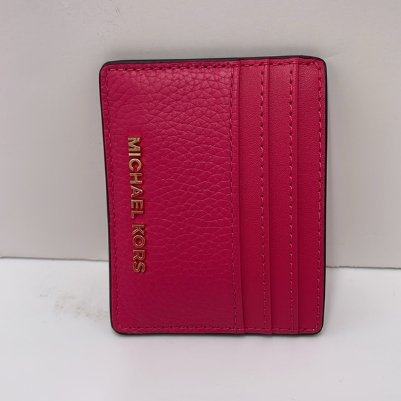 MICHAEL KORS
Large Pebbled Leather Card Holder Case
Electric Pink 
NWT - Picture 11 of 16